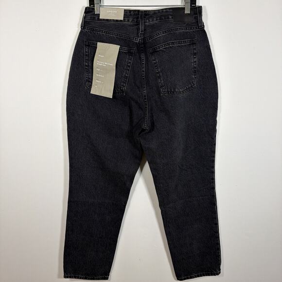 Everlane The Curvy 90s Cheeky Straight Ankle Jean 32 Organic Cotton Black NWT - Picture 6 of 9